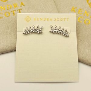 Kendra Scott Laurie Ear Climbers in Silver